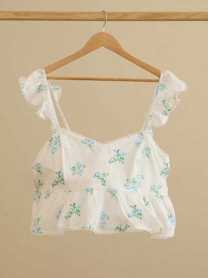 Maddy Floral Crop - TULLABEE