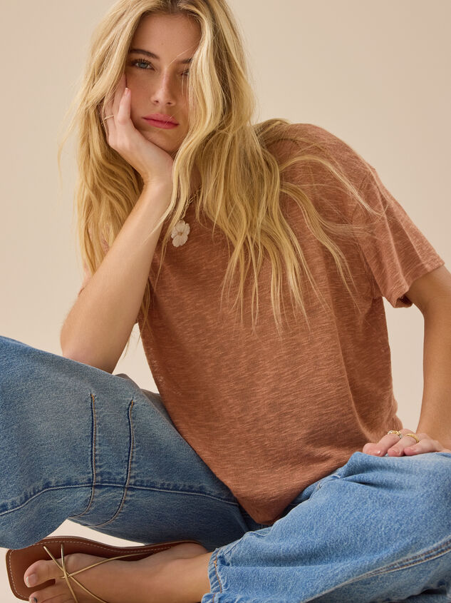 Zelda Boxy Tee Detail 5 - TULLABEE