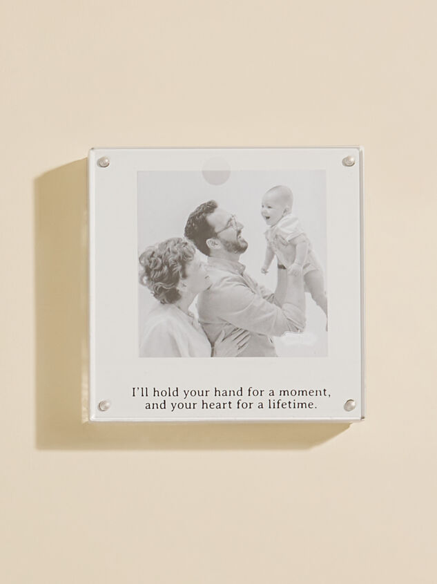 Baby Handprint Picture Frame by MudPie Detail 2 - TULLABEE