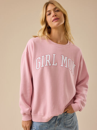 Girl Mom Graphic Sweatshirt - TULLABEE