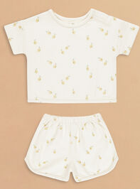 Sweet Lemons Top and Shorts Set by Quincy Mae - TULLABEE