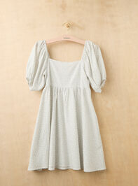 Lillian Floral Mini Dress Detail 2 - TULLABEE