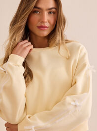 Pit Stop Bow Sleeve Pullover - TULLABEE