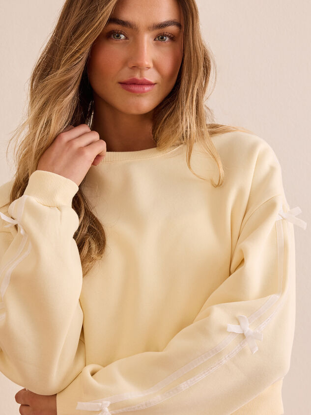 Pit Stop Bow Sleeve Pullover - TULLABEE