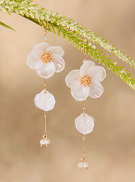 Serenity Blossom Earrings Detail 2 - TULLABEE