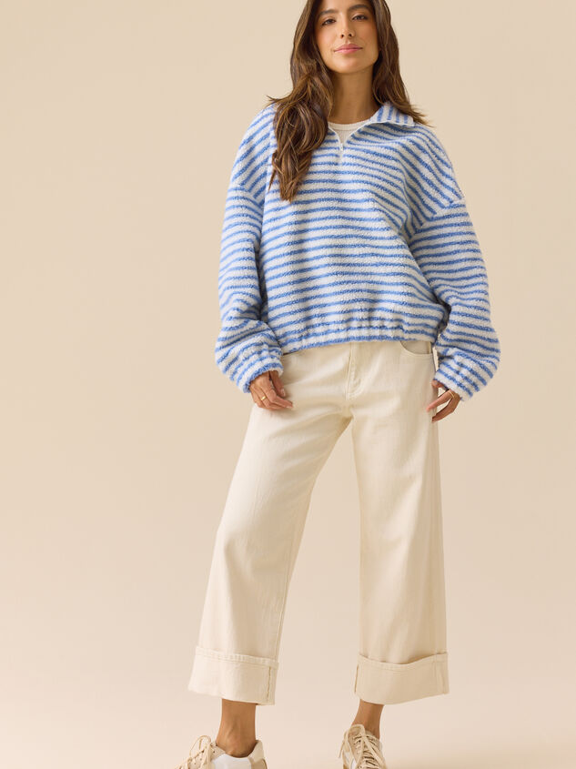 Maren Sherpa Pullover Detail 2 - TULLABEE