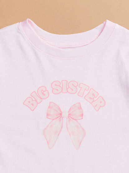 Big Sister Bow Tee - TULLABEE