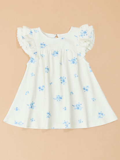 Polly Floral Flutter Dress - TULLABEE