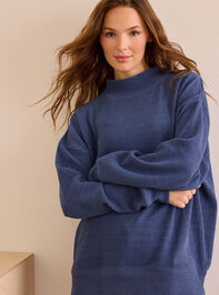 Balanced Ease Ribbed Mockneck - TULLABEE