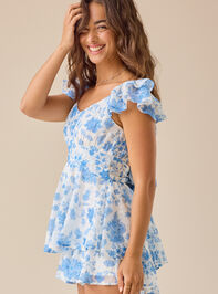 Shaylee Floral Romper Detail 4 - TULLABEE