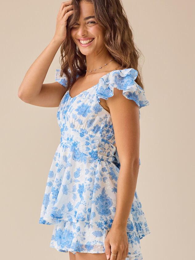 Shaylee Floral Romper Detail 4 - TULLABEE