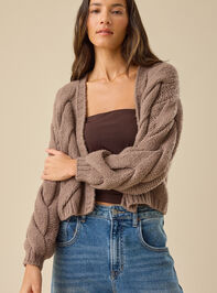 Jessa Cable Knit Cardigan - TULLABEE