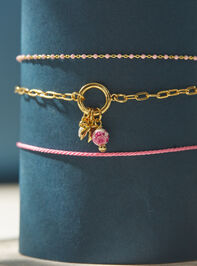 Blush Charm Bracelet Set - TULLABEE