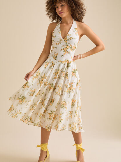 Liliana Floral Maxi Dress - TULLABEE