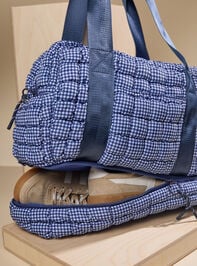 On The Go Gingham Quilted Tote Detail 5 - TULLABEE