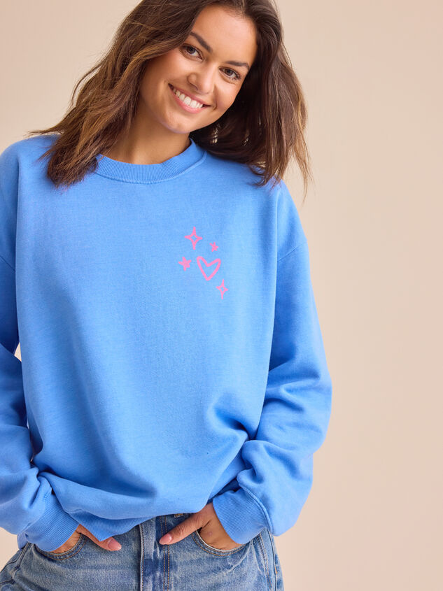 Jesus Paid Crewneck Detail 2 - TULLABEE