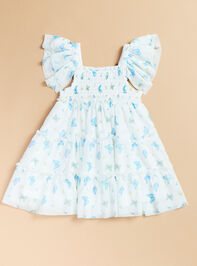 Elena Mesh Butterfly Toddler Dress - TULLABEE