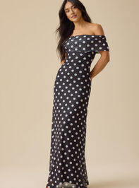 Winnie Mesh Maxi Dress Detail 3 - TULLABEE