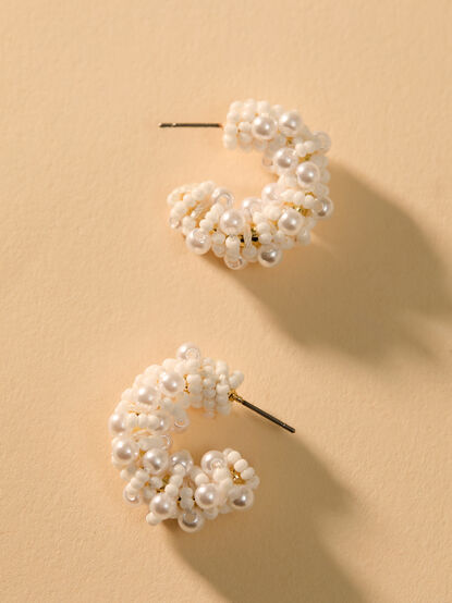 Beaded Bliss Hoops - TULLABEE