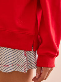 Precision Mock Neck Sweatshirt Detail 6 - TULLABEE