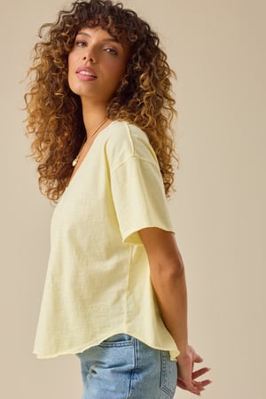 Hannah Slub Voop Tee - Altar'd State - 