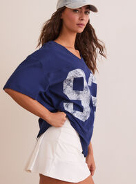 92 Oversized Graphic Tee Detail 3 - TULLABEE