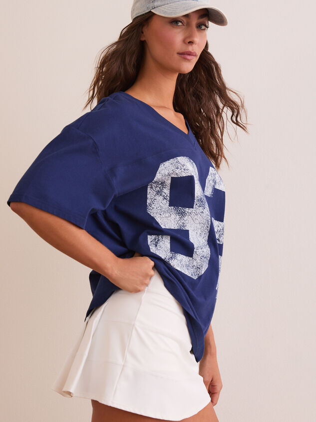 92 Oversized Graphic Tee Detail 3 - TULLABEE