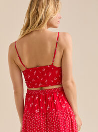 Fleur Twist Front Tank Detail 6 - TULLABEE