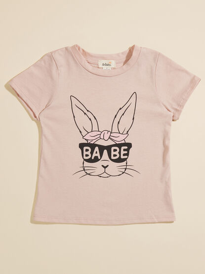 Bunny Babe Graphic Tee - TULLABEE