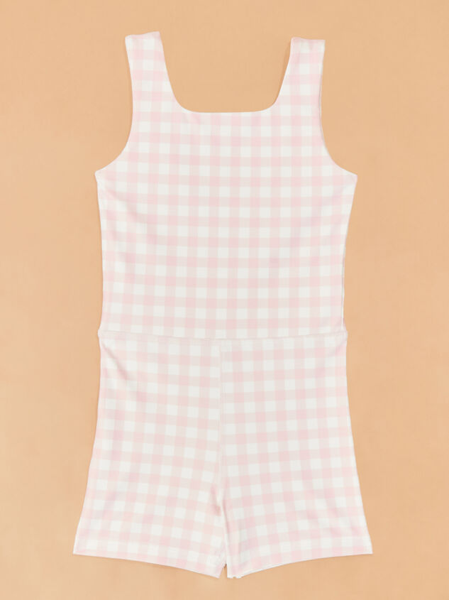 Lena Gingham Unitard - TULLABEE