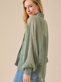 Arie Chiffon Button Down Top Detail 5 - TULLABEE