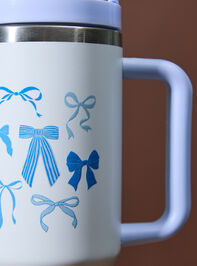 Bow Grid Tumbler Detail 3 - TULLABEE