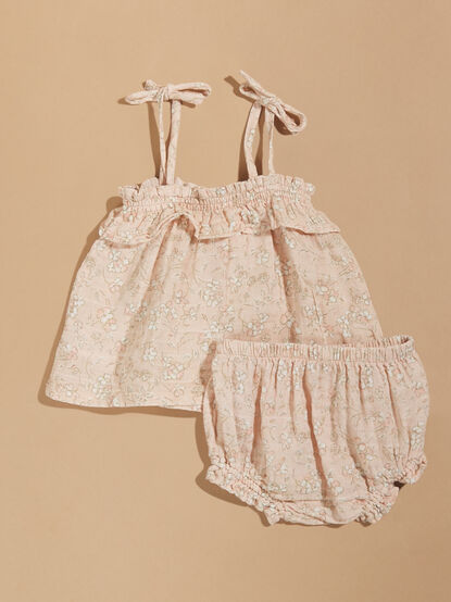 Annalee Floral Top and Bloomer Set - TULLABEE