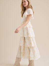Roxanne Layered Maxi Dress Detail 3 - TULLABEE