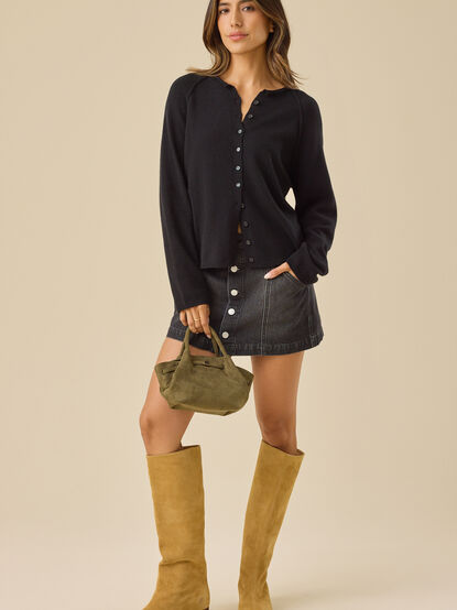 Harper Button Up Cardigan - TULLABEE