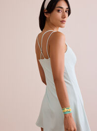 Ultimate Strappy Gingham Dress Detail 3 - TULLABEE
