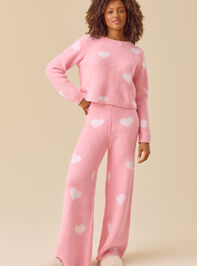 Arianna Teddy Heart Pullover Detail 2 - TULLABEE