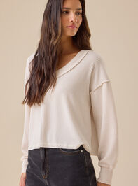 Layne Ribbed Top Detail 4 - TULLABEE