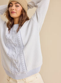 Lilly Oversized Cable Sweater - TULLABEE