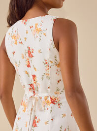 Imogen Floral Maxi Dress Detail 5 - TULLABEE