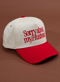 Sorry About My Husband Gameday Trucker Hat - TULLABEE