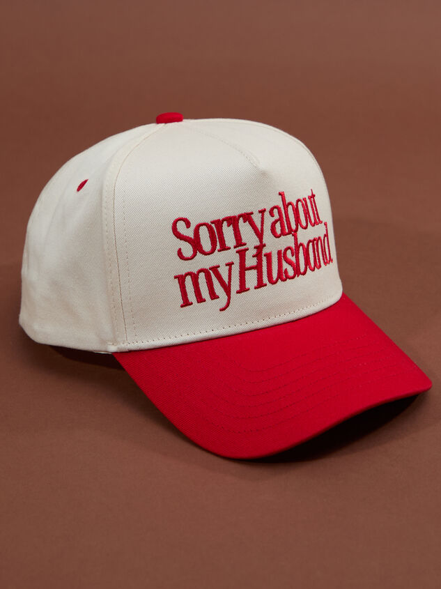 Sorry About My Husband Gameday Trucker Hat - TULLABEE