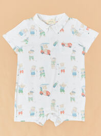 Tee Time Teddys Polo Shortie Romper - TULLABEE