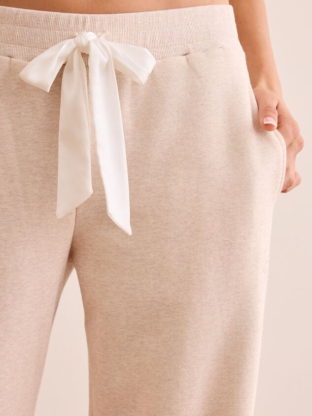 Full Sprint Wide Leg Sweatpants Detail 4 - TULLABEE