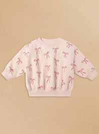Ruth Bows Sweatshirt by Quincy Mae - TULLABEE