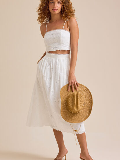 Delilah Eyelet Top - TULLABEE