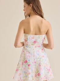 Shanae Floral Mini Dress Detail 6 - TULLABEE