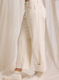 Rylan Cuffed Jeans Detail 4 - TULLABEE