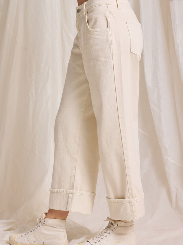 Rylan Cuffed Jeans Detail 4 - TULLABEE