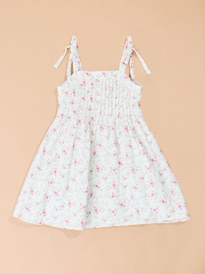 Stacey Floral Toddler Mini Dress - TULLABEE